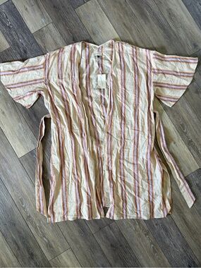 Universal Thread Striped Kimono NWT
